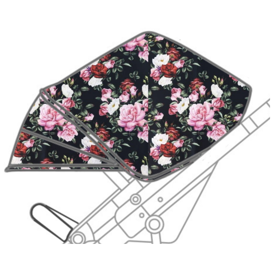 Budka wymienna Muuvo Quick 2.0 / 3.0 - Róże różowe