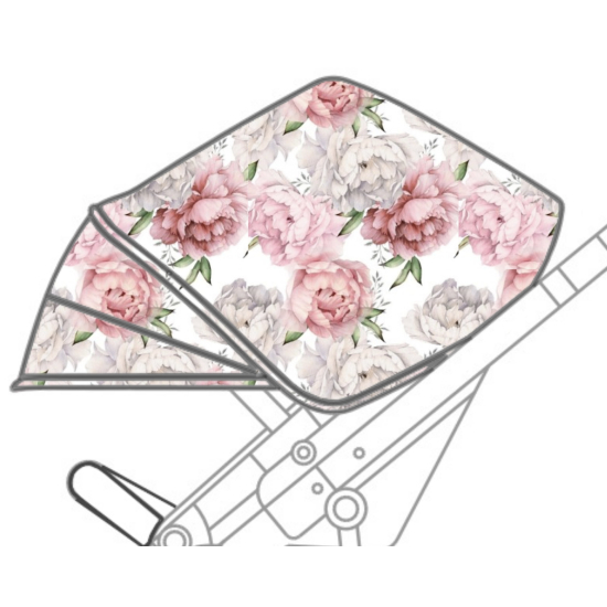 Budka wymienna Cybex Balios S 2w1 - Peonie na jasnym