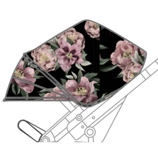 Budka wymienna Muuvo Quick 2.0 / 3.0 - Bukiet brudny róż