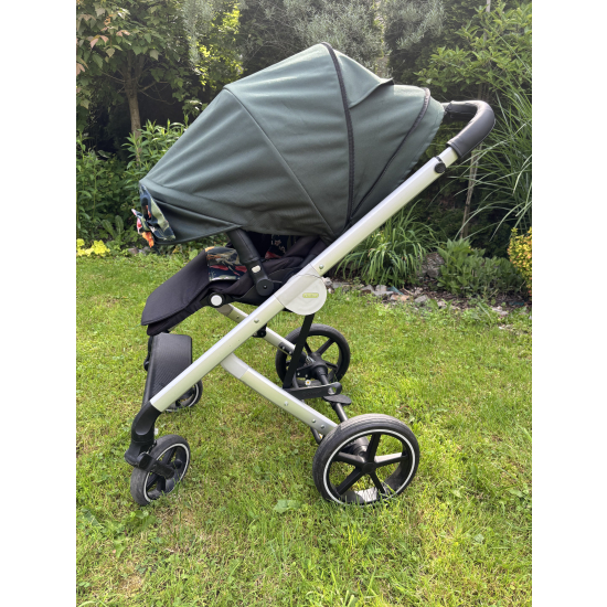 Zestaw do wózka Cybex Balios S Lux - Butelkowa zieleń+tajemniczy ogród